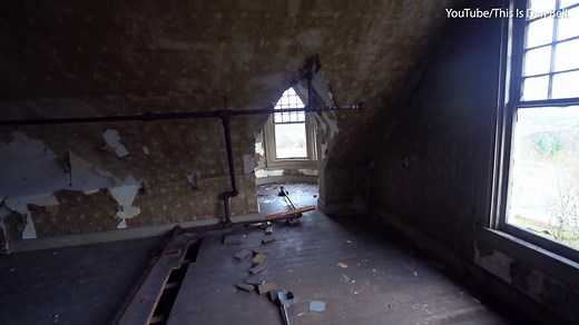 Spine-chilling tour of abandoned haunted mansion in Baltimore