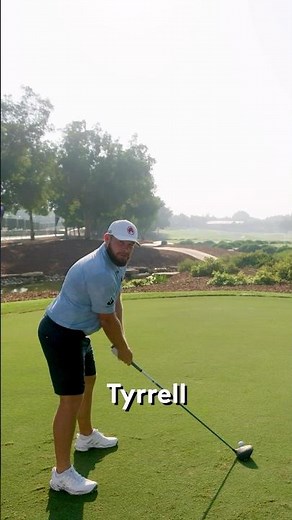 Four holes in 40 seconds with Tyrrell Hatton 😄
