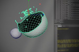 Growing and Popping Bubbles With Maya's nCloth