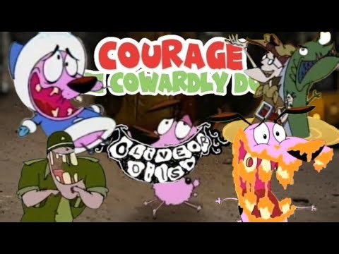 Every time someone laughs like a crackhead in Courage the cowardly dog (S1-S2)