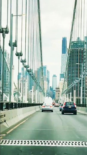 Driving on the Iconic Manhattan Bridge, New York City, USA 🇺🇸