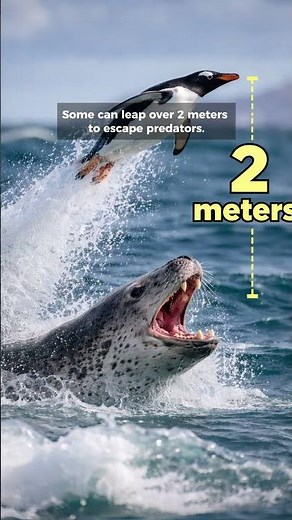 Penguins Can Jump 2 Meters Out of Water
