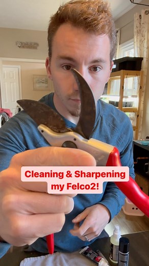 Cleaning & Sharpening My Felco 2! . . . #felco #felco2 #pruningshears #cleaning #maintenance #sharpening #earthnailsandtails #asmr | Earth, Nails & Tails