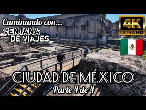 Walking Tour CDMX 4K 🇲🇽 | Zócalo, Catedral, Templo Mayor y Limpia Ceremonial | Sonido original.