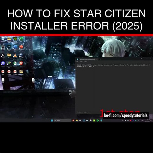 Speedy Tutorials | How To Fix Star Citizen Installer Error (2025) 💻 Donate, browse my shop, or if you need help get a custom tutorial → Link in my bio!... | Instagram