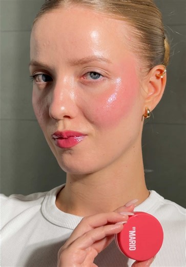 NEW @Makeup By Mario lip&chick balm in pink sugar 🩷 Hydrating glossy gives that “fresh from Pilates” blush ✨ Pink Sugar is THAT girl. #makeupbymario #beautyfinds #ugccreator #ugcbeauty
