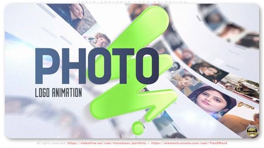 Photo Sequence Logo Animation