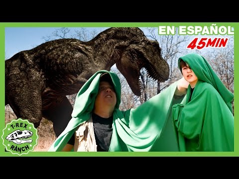 🦖 Capa invisible de dinosaurio y holograma⚡ | Videos de dinosaurios y juguetes para niños