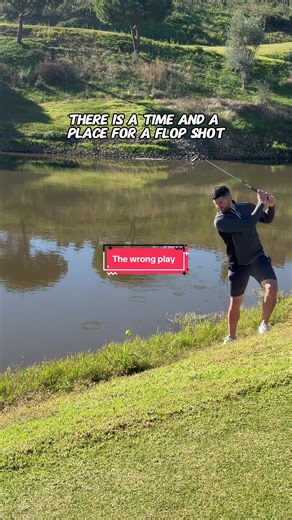 There is a time and a place for a flop shot #golfbanter #funnygolf #golf