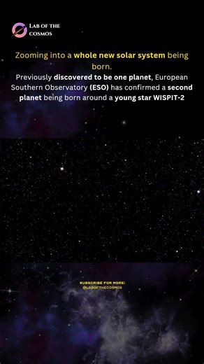 Zooming into a whole new Solar System being born 👽 #space #universe #solarsystems