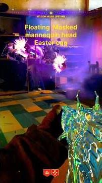 Floating masked mannequin head Easter egg in paradox junction (black ops 7 zombies) #shorts
