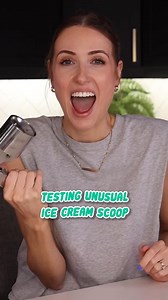Trying the ice cream scoop gun — how does it work? 😄🍨 #amazonfinds #kitchengadgets #summerfun #foodhacks #gadgettest #cookingtools #viralproducts #summertime #lifehack #musthave | RachhLoves