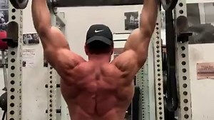 Back Workout For Muscle Development 3.Behind the neck overhead press (barbell) Purpose= The behind-the-neck press works the: front, outer, and rear deltoids (shoulders) traps, or trapezius (upper back) triceps brachii (back upper arm) [Pros-Exercise works multiple muscles efficiently/Targets trapezius muscles in a unique way/Not dependent on machine] [Cons-Difficult to preform/Potentially dangerous/Ineffective isolation] Tips •Be careful when positioning bar along traps •Keep your chest upright,