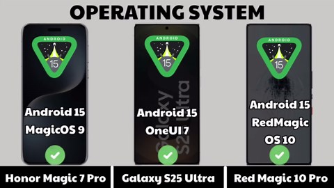 21K views · 588 reactions | Honor Magic 7 Pro vs Samsung Galaxy S25 Ultra vs RedMagic 10 Pro | A TECH | Facebook