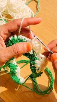 Jasmine flower design✨️easy to make #like#subscribe#support#viralvideo#crochet