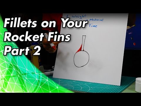 Applying Fin Fillets on Your Model Rockets: Part 2 of 2