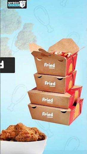 Fried Chicken Boxes || Cardboard Takeaway Fried Chicken Box