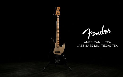 【Fender】 American Ultra Jazz Bass MN, Texas Tea