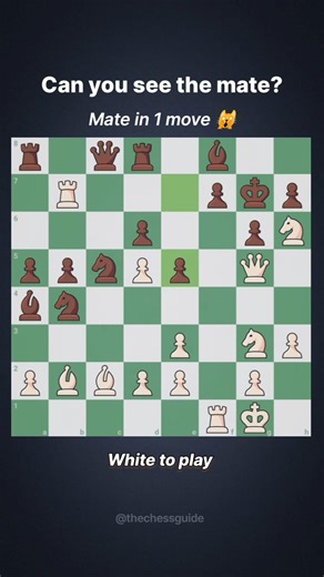 Checkmate in one move | Chess Puzzle
