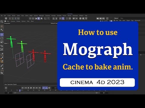 How to bake cloner animation with Mograph Cache tag in Cinema 4D 2023 @MaxonVFX ​