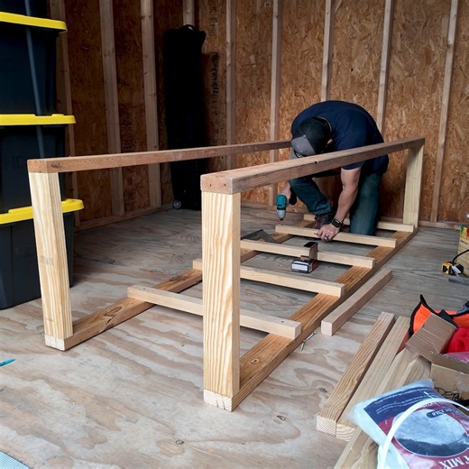 Easy Shed Storage Rack (Tote Bins!) I recently fixed all my storage problems in my shed. Get the free plans for the tote storage here: fixthisbuildthat.com/fp-748gkd-2/ | Fix This Build That