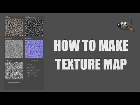 HOW TO MAKE TEXTURE MAP IN GIMP