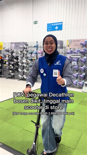 Ga bisa pake sepatu roda? Scooter ga kalah keren 🔥☺️ #scooter #rollerblade