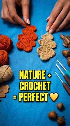 Crochet oak leaves are the viral trend you need to try