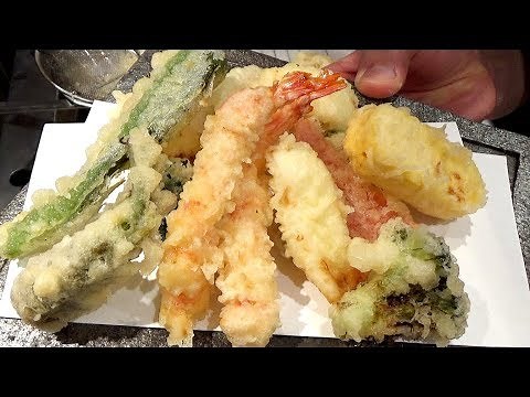 How to make Tempura (vegetable tempura) at a real Japanese restaurant