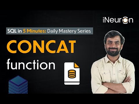 CONCAT() function in SQL | SQL Tutorial