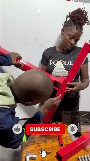 Young Lady & Teen Build Engine Stand 🔧 Step-by-Step Assembly