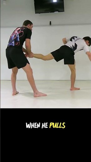 Single Leg to Ankle Pull by Jake Straus #bjjtraining #bjjmoves #bjjtechnique