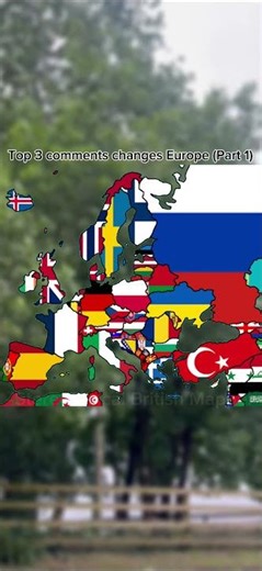 Top comments changes Europe. Part I #geography #map #flags #topcomments #europe #stereomapper