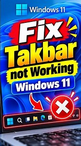 How To Fix Taskbar Not Working on Windows 11 ( 2026 )