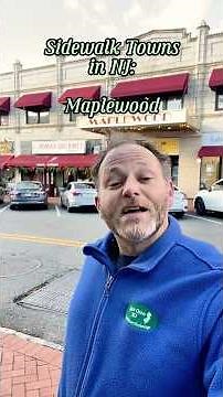 Sidewalk Towns in NJ: Maplewood | downtown walkability tour #nj #maplewoodnj