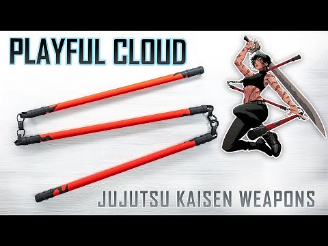I Make REAL Playful Cloud Three-Section Staff - Jujutsu Kaisen Weapon Tutorial
