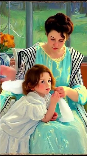 Mary Cassatt 🎨🖌️Tender Moment: Capturing Motherhood in 1890s Art" #arthistory #mustseeart #art