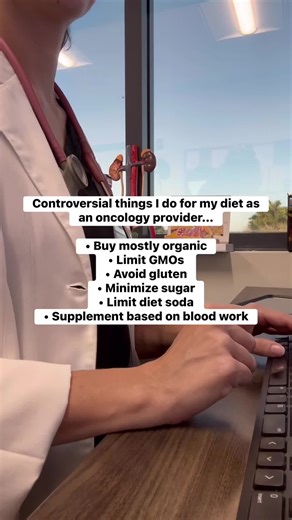 These are personal choices. Not prescriptions. Not rules. Not perfection. After a decade in oncology, I’ve learned nutrition research is complicated, slow, and often shaped by funding and observational design. So when the data is mixed… I choose the path where I don’t have to guess. Here’s my reasoning: 1. Buy mostly organic Some pesticides (like glyphosate and organophosphates) are classified as probable or possible carcinogens in certain evaluations. Studies show lower pesticide metabolites in