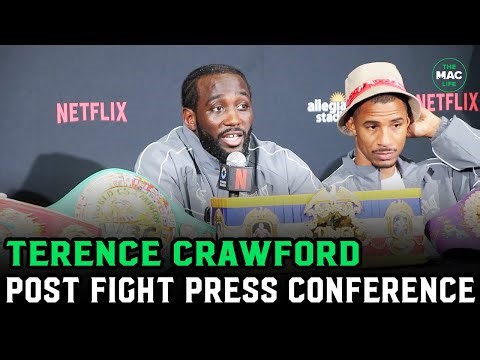 Terence Crawford on Canelo Alvarez Win: “I punched harder” | Post Fight Press Conference