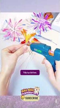 Kẹp tóc pháo hoa siêu xinh làm từ kẽm nhung cực dễ luôn nè #handmade #diy #thucong