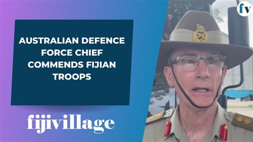 3.2K views · 54 reactions | The Fijian soldiers who participated in the training conducted by the Australian Defence Force were commended by the Australian Defence Force Chief, General Angus Campbell yesterday at Queen Elizabeth Barracks in Nabua. More story: https://www.fijivillage.com/news/Australian-Defence-Force-Chief-commends-Fijian-troops-8fx5r4/ | fijivillage | Facebook