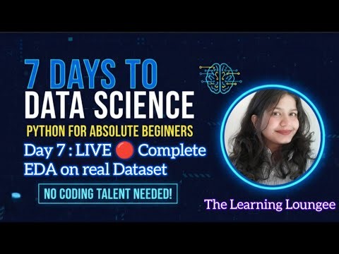 🔴 LIVE | Kaggle Dataset EDA from Scratch | Day 7 Python Course