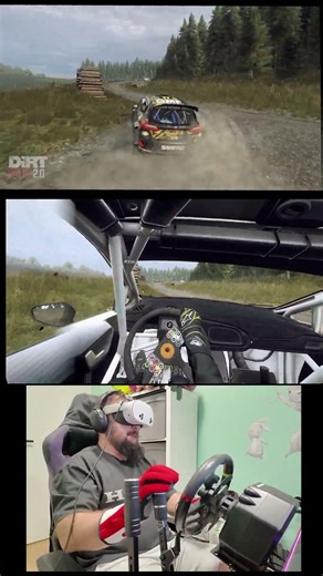 Dirt Rally 2.0 in VR 🚗 Out of the forest 😎 | Meta Quest 3S 🥽 #dirtrally2 #vrgaming #vr