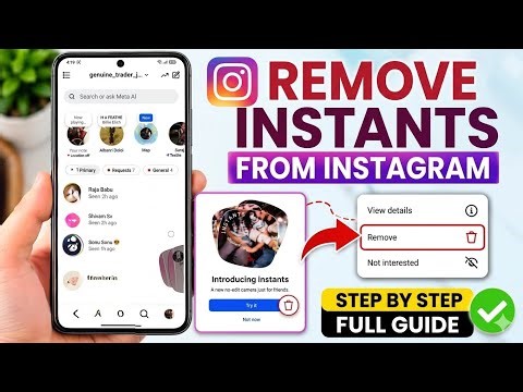 Instagram Instants Turn Off Kaise Kare? 🔥 Chat Instants Option Remove Full Tutorial Hindi