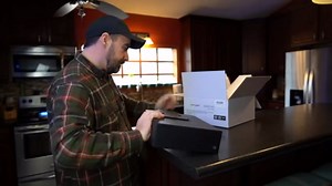 Biometric Slider Handgun Gun Safe for Nightstand, Desk, Bed Side,Truck - Auto Sliding Door Hand Gun Safe for Pistol -with Fingerprint, PIN Code, KEY Access