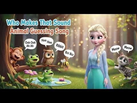 Elsa with Who Makes That Sound? | Animal Guessing Song