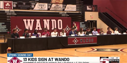 VIDEO: 13 kids sign at Wando High School