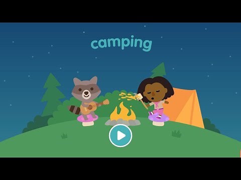Sago Mini World Camping Kids Games Playthrough