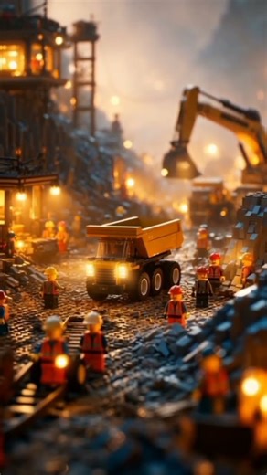 Lego Mining Expedition: Deep Into the Quarry! #lego #animation #shorts