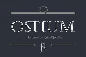 Ostium (Free Font) - Rafael Jordán Oliver